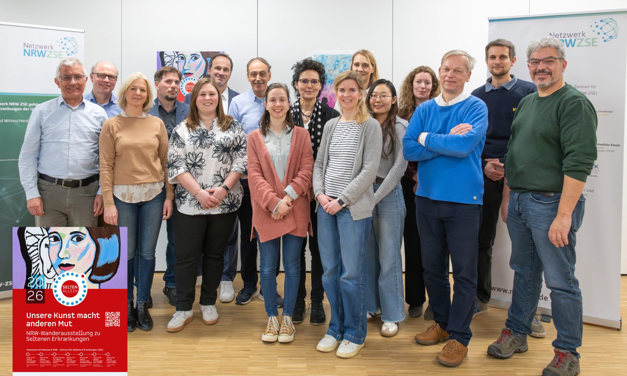 „Selten allein”: NRW-ZSE eröffnet Jubiläumsausstellung anlässlich des Tages der Seltenen Erkrankungen 2026