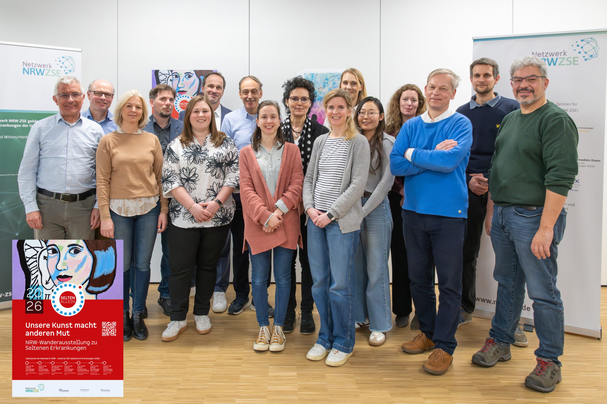 „Selten allein”: NRW-ZSE eröffnet Jubiläumsausstellung anlässlich des Tages der Seltenen Erkrankungen 2026